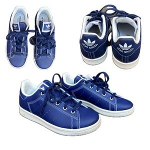 Adidas Stan Smith Ortholite Kids Navy Blue Sneakers size 1
